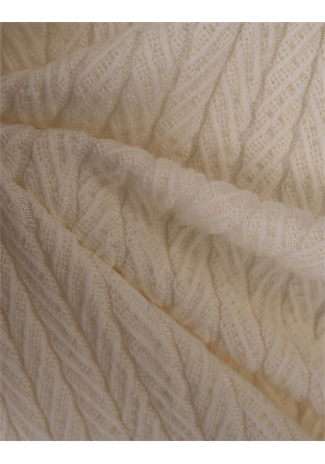 BOSS Maglione Neutro Con Lavorzione A Spina Di Pesce - BOSS