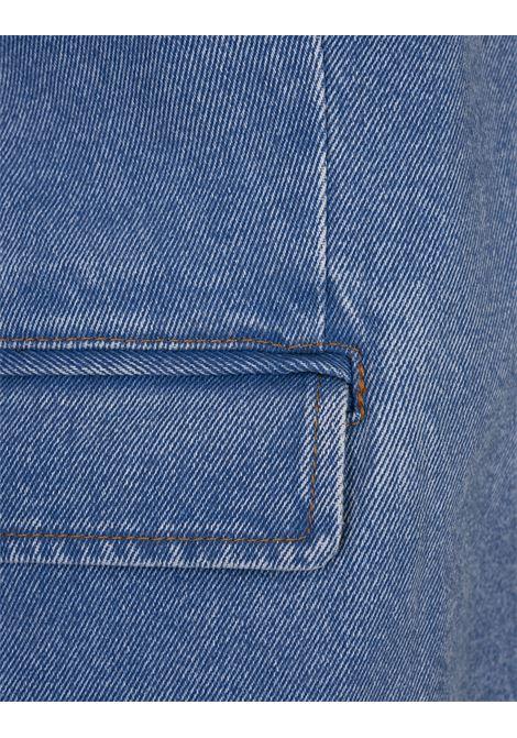 MARNI Blazer Monopetto In Denim Blu - MARNI