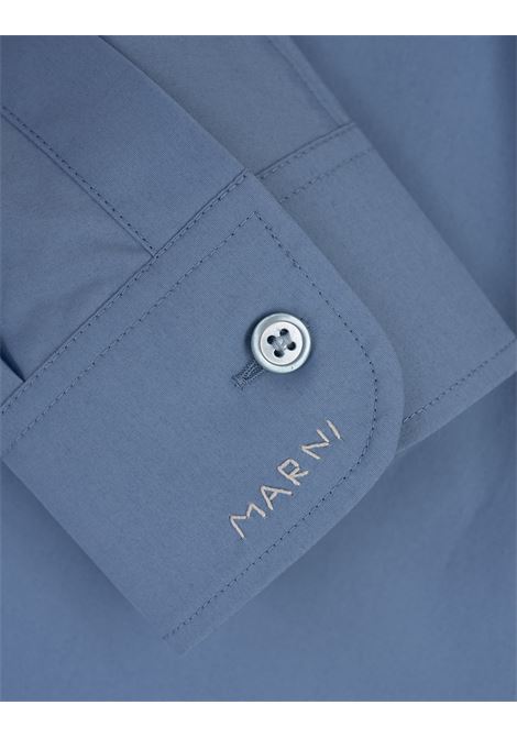 MARNI Camicia In Popeline Azzurro - MARNI