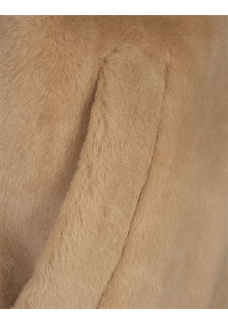 MARNI Gilet Con Cappuccio In Shearling Beige - MARNI