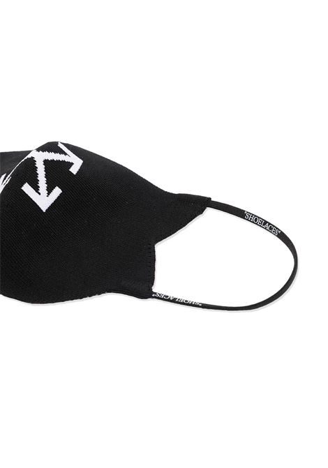 OFF-WHITE Mascherina Reversibile Bianca E Nera Con Frecce - OFF-WHITE