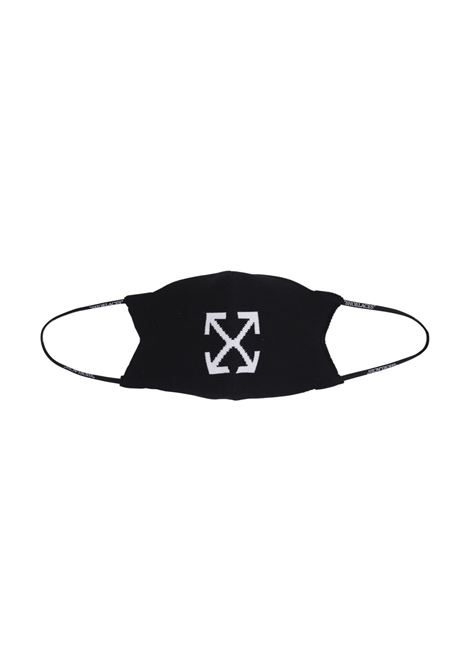 OFF-WHITE Mascherina Reversibile Nera Con Frecce - OFF-WHITE