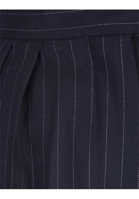 MAX MARA Pantaloni Bacca1234 Blu Navy - MAX MARA