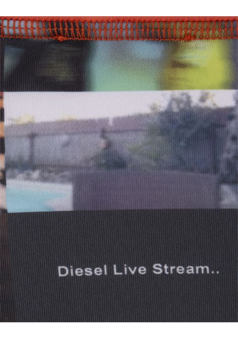 DIESEL Mini Abito A Fascia Stampato All-Over - DIESEL