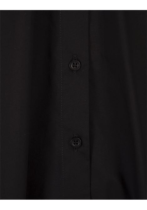 GIUSEPPE DI MORABITO Mini Abito Canotta Di Strass E Camicia Oversize In Nero - GIUSEPPE DI MORABITO