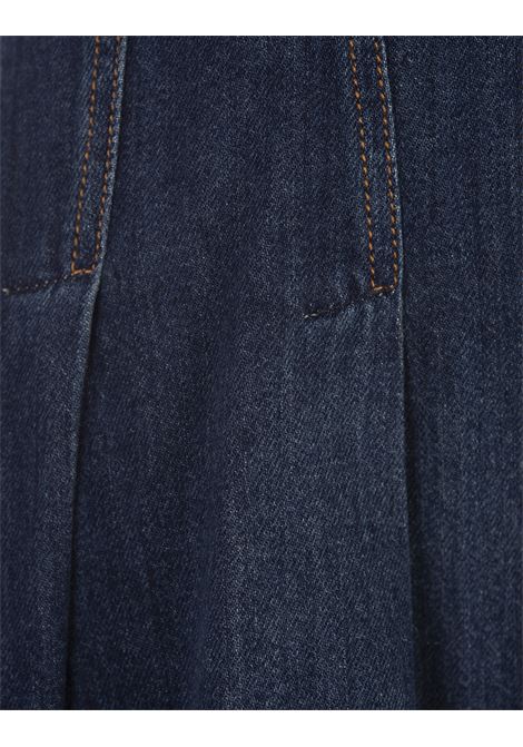 ALEXANDER MCQUEEN Mini Abito In Denim Indaco - ALEXANDER MCQUEEN