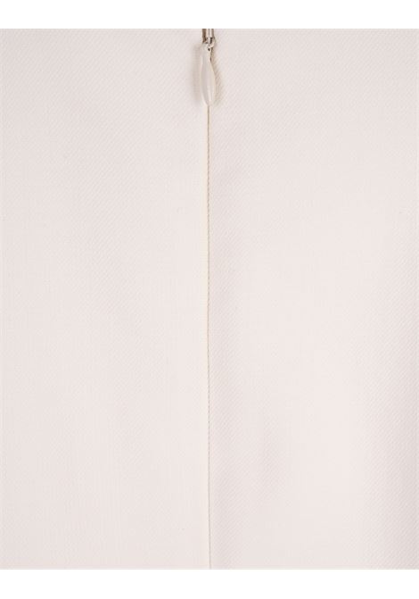 STELLA MCCARTNEY Mini Abito Smanicato Sagomato Bianco - STELLA MCCARTNEY