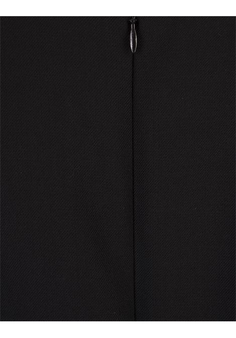 STELLA MCCARTNEY Mini Abito Smanicato Sagomato Nero - STELLA MCCARTNEY