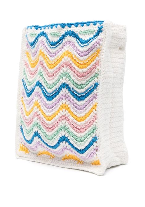 CASABLANCA Mini Borsa Gradient Wave Crochet - CASABLANCA