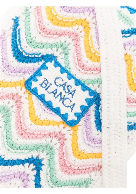 CASABLANCA Mini Borsa Gradient Wave Crochet - CASABLANCA
