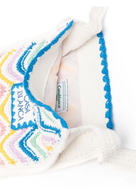 CASABLANCA Mini Borsa Gradient Wave Crochet - CASABLANCA