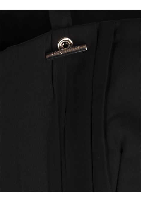 ALEXANDER MCQUEEN Miniabito Arricciato In Nero - ALEXANDER MCQUEEN