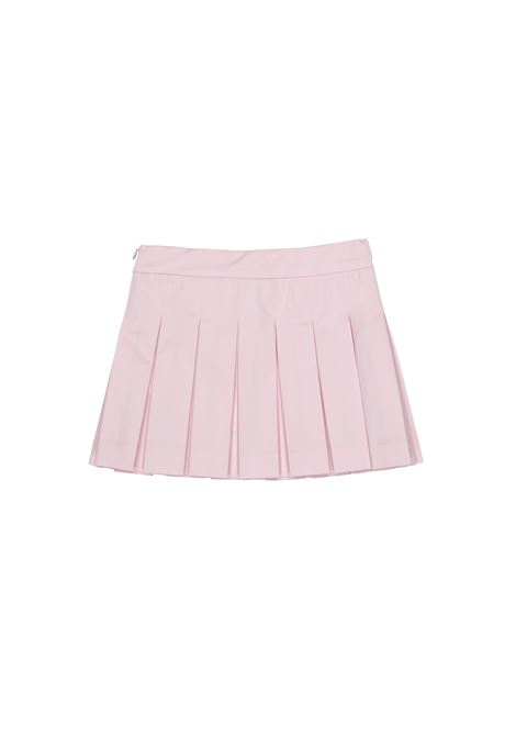 FENDI KIDS Minigonna A Pieghe Rosa Con Logo - FENDI KIDS
