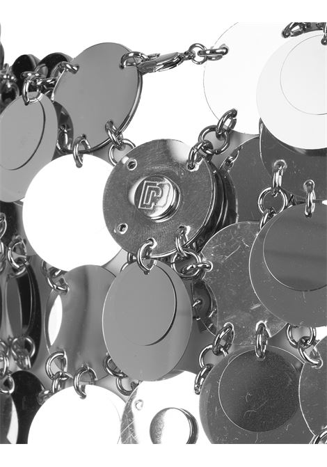 RABANNE Minigonna Con Dischi Circolari Effetto Specchio - RABANNE