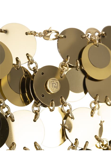 RABANNE Minigonna Con Dischi Dorati Effetto Specchio - RABANNE