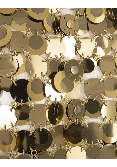 RABANNE Minigonna Con Dischi Dorati Effetto Specchio - RABANNE