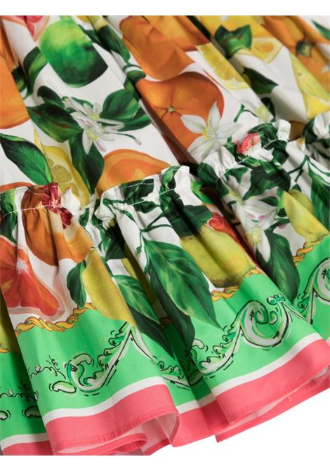 DOLCE & GABBANA KIDS Minigonna Con Stampa Arance E Limoni - DOLCE & GABBANA KIDS