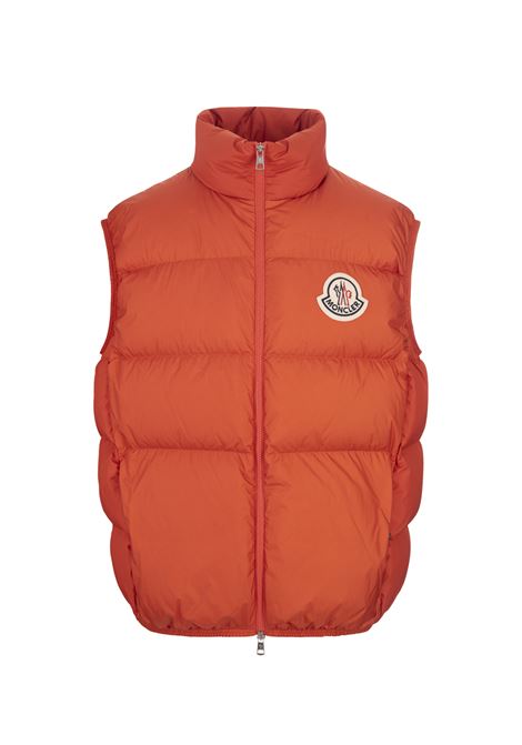 MONCLER Gilet Imbottito Almaz Arancione - MONCLER