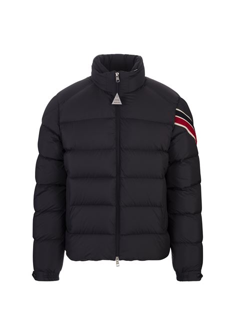 MONCLER Piumino Corto Solayan Blu Navy - MONCLER