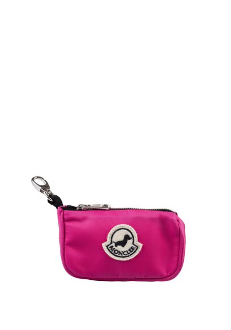 MONCLER Porta Sacchetti Per Cani Rosa - MONCLER