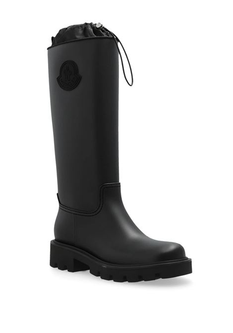 MONCLER Stivali Da Pioggia Kickstream Neri - MONCLER