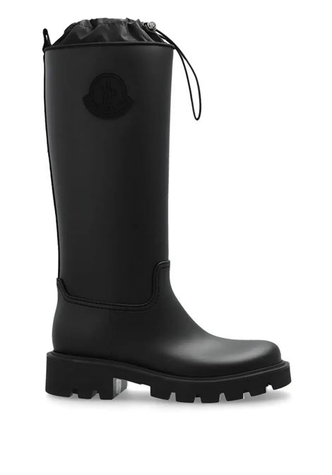 MONCLER Stivali Da Pioggia Kickstream Neri - MONCLER