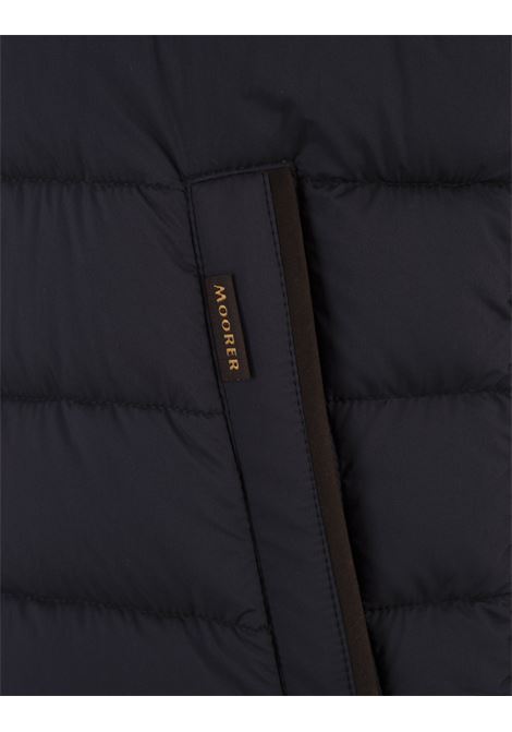MOORER Gilet Imbottito FEBO-S3C Blu Scuro - MOORER