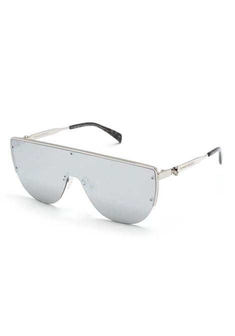 ALEXANDER MCQUEEN Occhiali Da Sole Eyewear Skull In Silver - ALEXANDER MCQUEEN