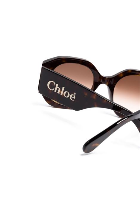 CHLOÉ Occhiali Da Sole Naomy In Dark Havana/Marrone - CHLOÉ