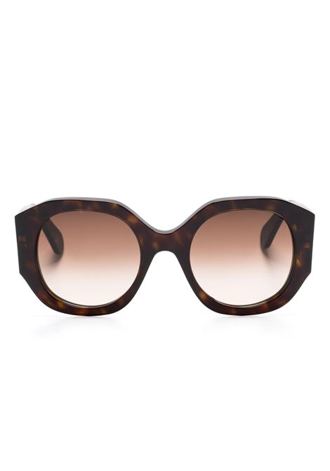 CHLOÉ Occhiali Da Sole Naomy In Dark Havana/Marrone - CHLOÉ