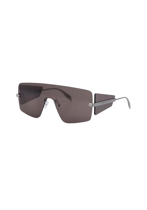 ALEXANDER MCQUEEN Occhiali Da Sole Shield Grigio Scuro - ALEXANDER MCQUEEN