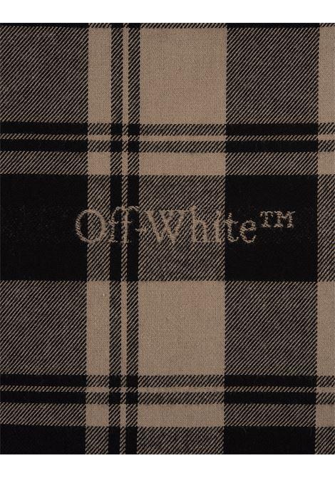 OFF-WHITE Camicia In Cotone Check Beige - OFF-WHITE