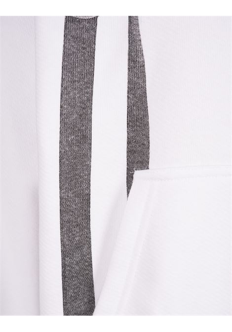 OFF-WHITE Felpa Bianca Con Stampa Zaino - OFF-WHITE