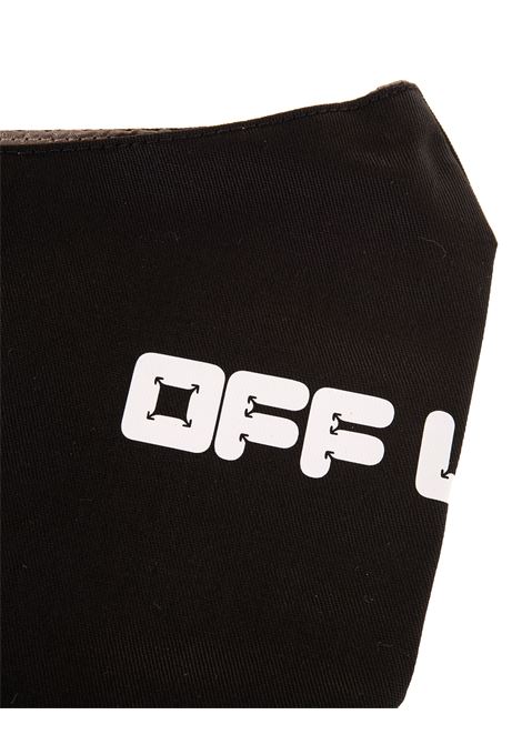 OFF-WHITE Mascherina Nera Con Logo Uomo - OFF-WHITE