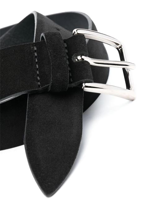 ORCIANI Cintura Amalfi In Suede Nera - ORCIANI