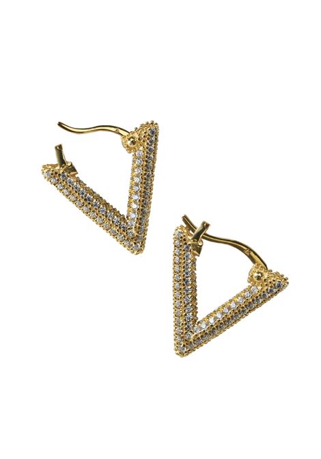 LAG WORLD Orecchino Mini Lil Triangle Arctic Gold - LAG WORLD