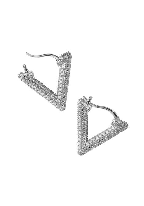 LAG WORLD Orecchino Mini Lil Triangle Arctic Silver - LAG WORLD