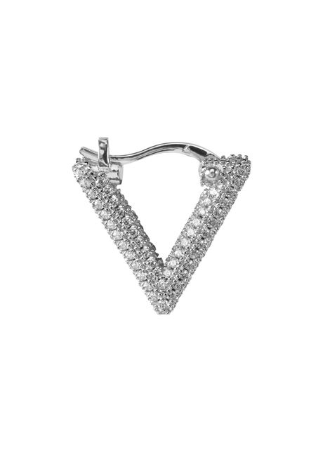 LAG WORLD Orecchino Mini Lil Triangle Arctic Silver - LAG WORLD