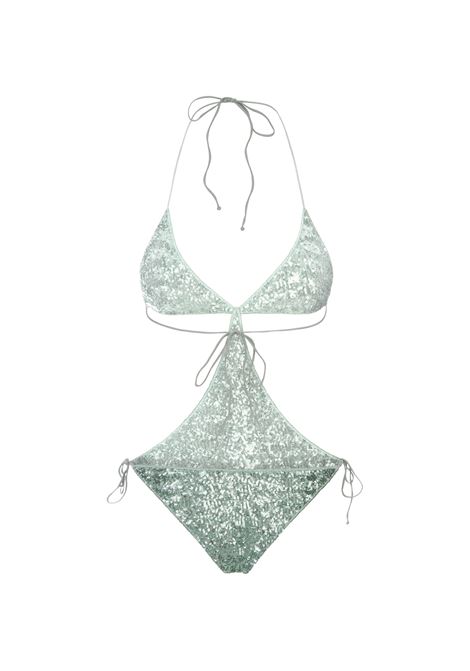 OSEREE Costume Intero Paillettes Acqua - OSEREE