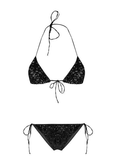 OSEREE Microkini Di Paillettes Nero - OSEREE