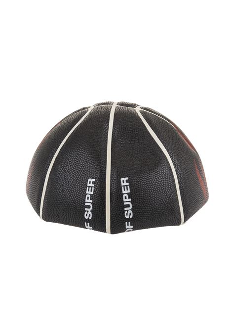 VISION OF SUPER Palla Da Basket Nera Con Fiamma Rossa - VISION OF SUPER