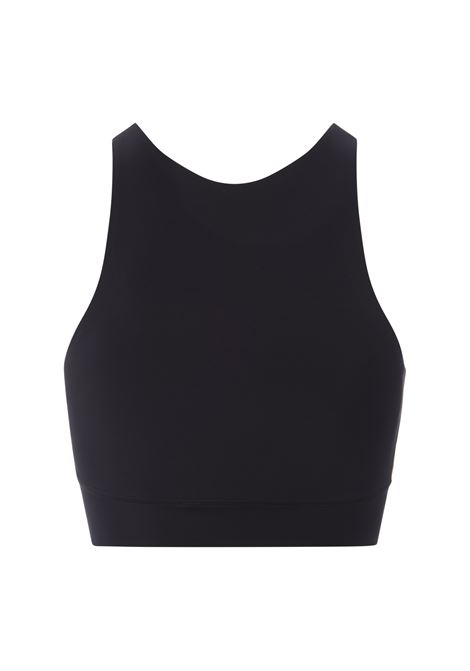 PALM ANGELS Top Sportivo Nero Con Logo - PALM ANGELS