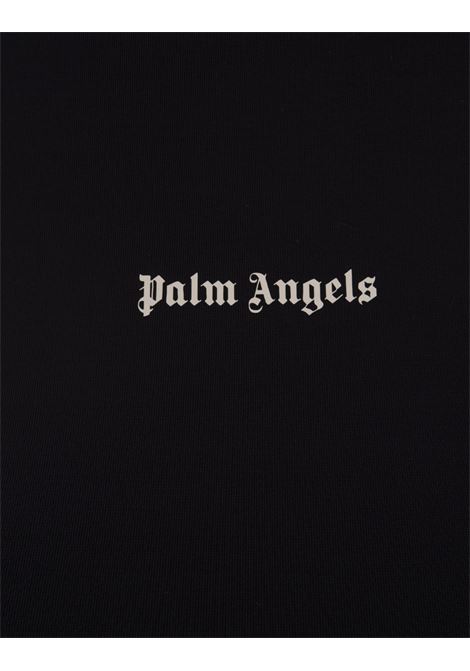 PALM ANGELS Top Sportivo Nero Con Logo - PALM ANGELS