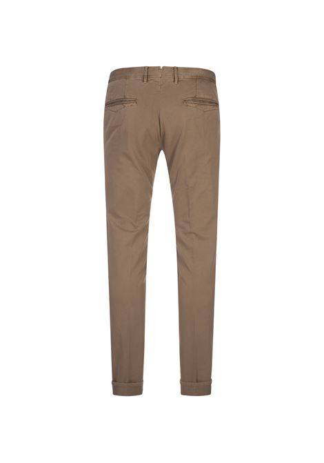 INCOTEX SLACKS Pantalone Chino Slim Fit Marrone Caramello - INCOTEX SLACKS