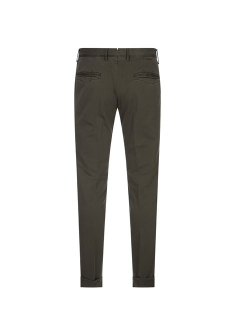 INCOTEX SLACKS Pantalone Chino Slim Fit Verde Oliva - INCOTEX SLACKS