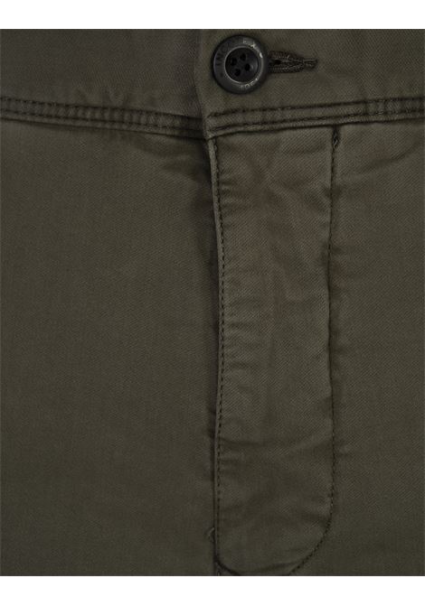 INCOTEX SLACKS Pantalone Chino Slim Fit Verde Oliva - INCOTEX SLACKS