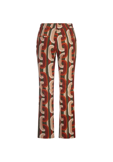 LA DOUBLE J Pantaloni 24/7 In Prometheus Pale Pink In Shot Cotton - LA DOUBLE J