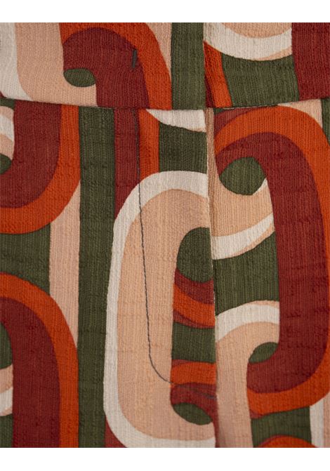 LA DOUBLE J Pantaloni 24/7 In Prometheus Pale Pink In Shot Cotton - LA DOUBLE J