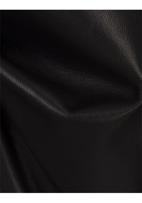 FABIANA FILIPPI Pantaloni A Gamba Dritta In Pelle Nera - FABIANA FILIPPI