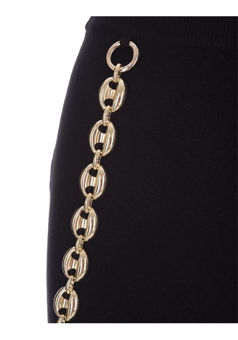 RABANNE Pantaloni A Gamba Larga Nero Con Cintura - RABANNE